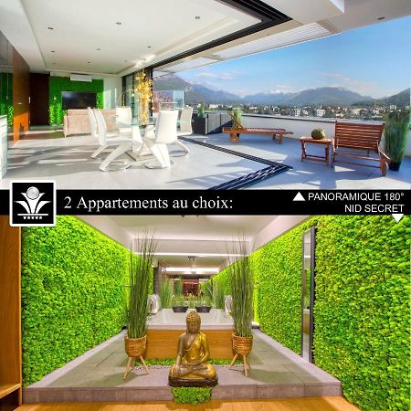 Panoramique 180 Lac Et Montagne Et Nid Secret Spa Romantique Annecy Exterior foto